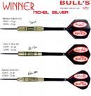 BULL'S Steel Dart Winner Nickel-Silver